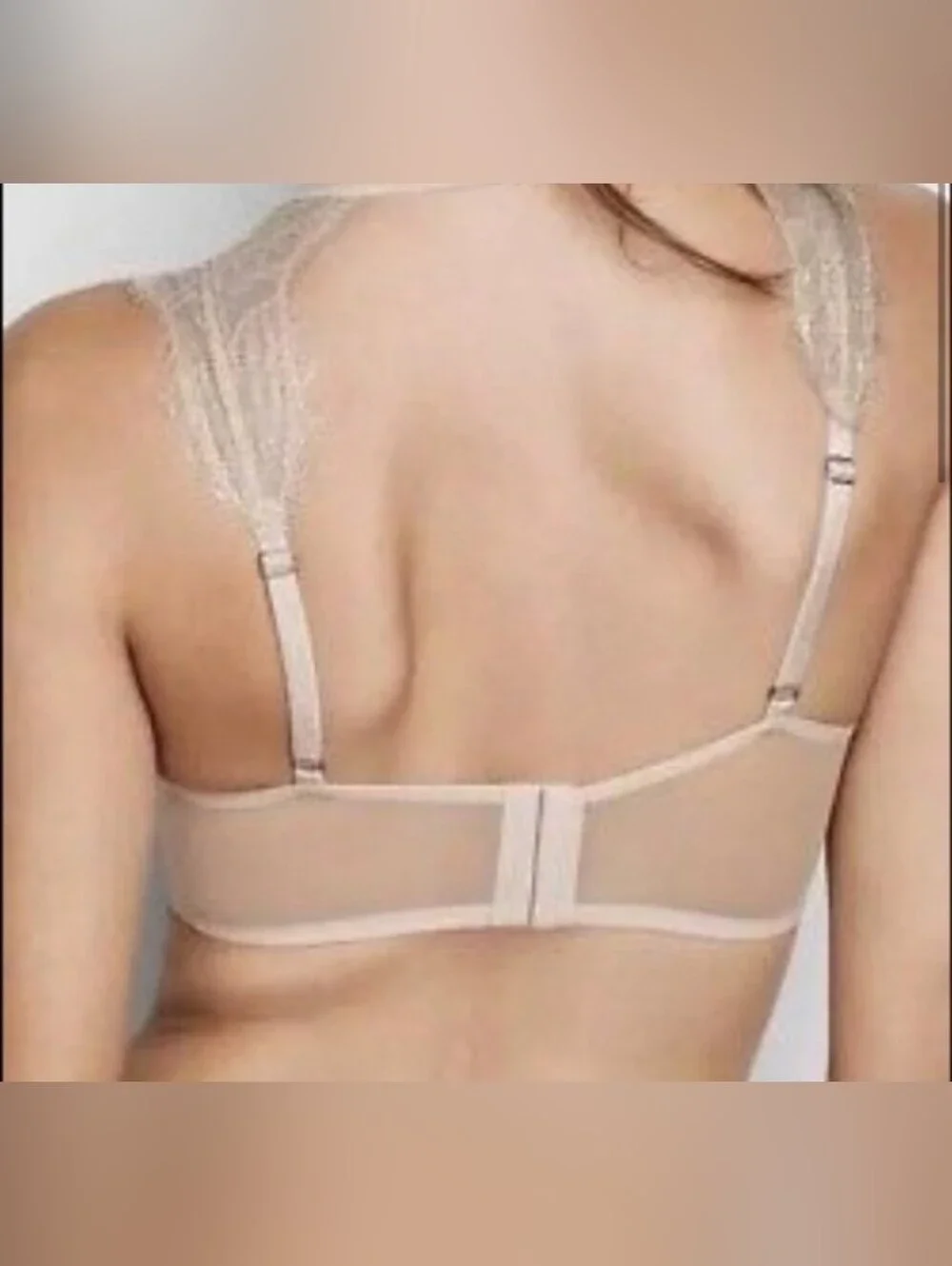 Victoria's Secret Dream Angels Gold High Neck Bralette Size 34DDD/G75